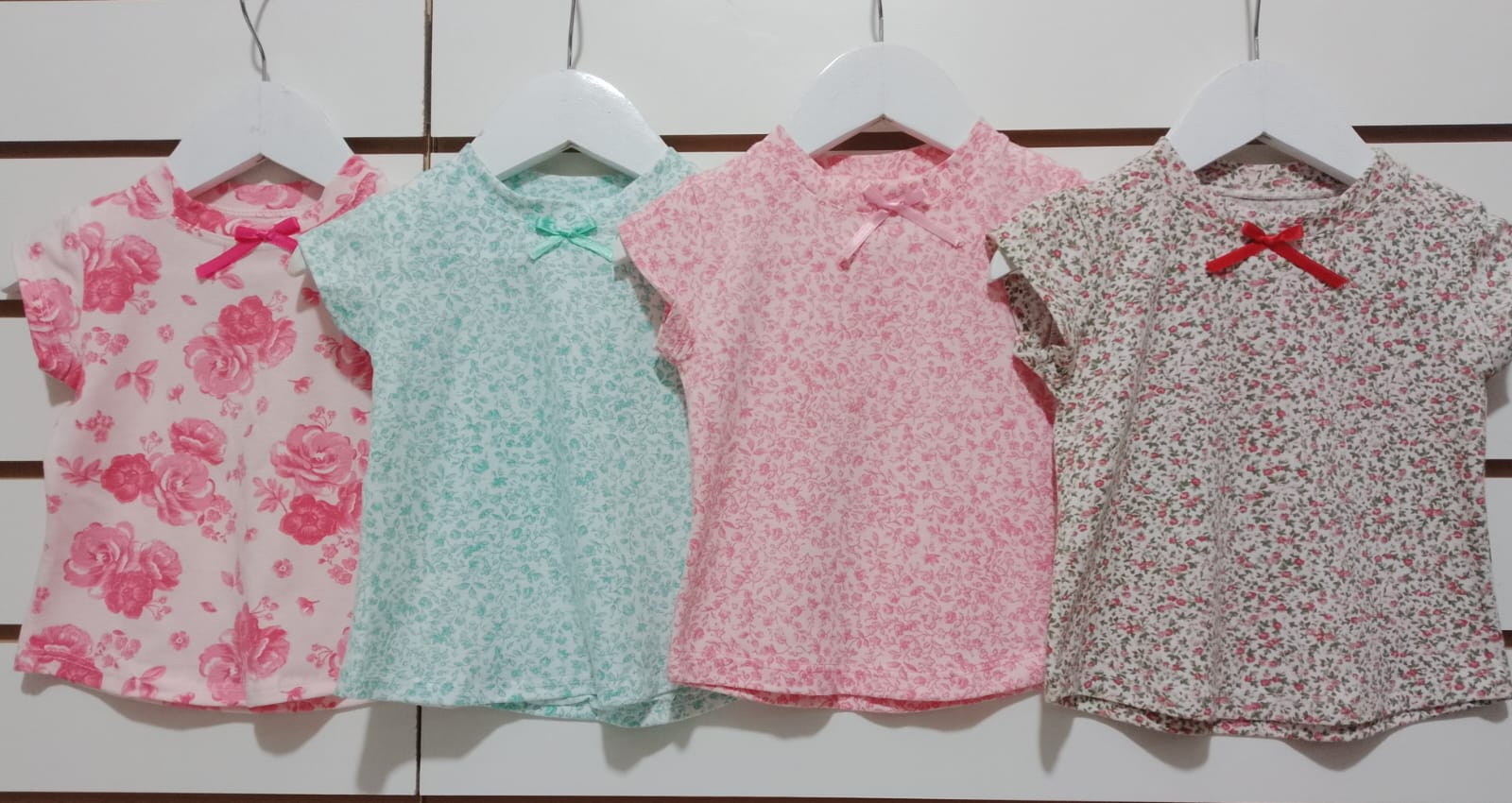 Remera algodón beba — florales de TULIPA BEBÉS
